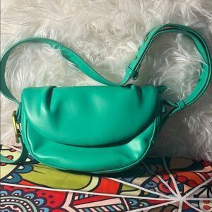 Street Level Teal Green Crossbody Bag